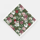 Serviette En Papier Fleurs de grenade (Coin)