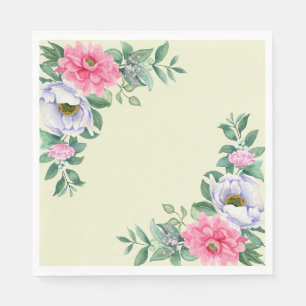 Serviette En Papier Fleurs de Jardin d'été délicieuses