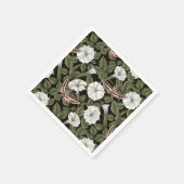 Serviette En Papier Fleurs de lune et sphinx Mois (Coin)