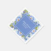 Serviette En Papier Fleurs de maïs Shower de mariage (Coin)