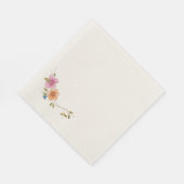 Serviette En Papier Fleurs de prairie matinale (Coin)