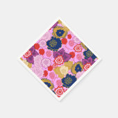 Serviette En Papier Fleurs de printemps (Coin)