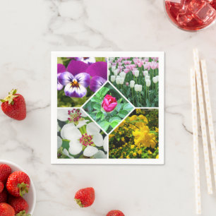 Serviette En Papier Fleurs de printemps