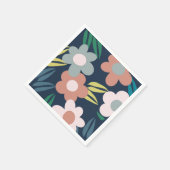 Serviette En Papier Fleurs de printemps (Coin)