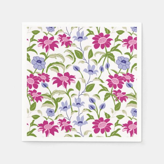 Serviette En Papier Fleurs de printemps (Devant)