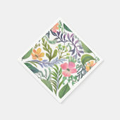 Serviette En Papier Fleurs de printemps | Champs de fleurs (Coin)