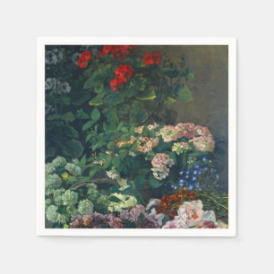 Serviette En Papier Fleurs de printemps Monet