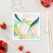 Serviette En Papier Fleurs de ventilateur IV (En situation)