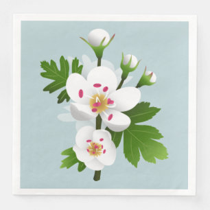 Serviette En Papier Fleurs d'épines
