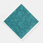 Serviette En Papier Fleurs déplaisantes Motif 2 (Coin)