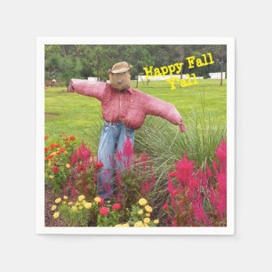 Serviette En Papier Fleurs d'épouvantail et d'automne à Bok Tower Ga