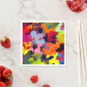 SERVIETTE EN PAPIER FLEURS D'ÉTÉ (En situation)