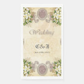 Serviette En Papier Fleurs douces (Devant)