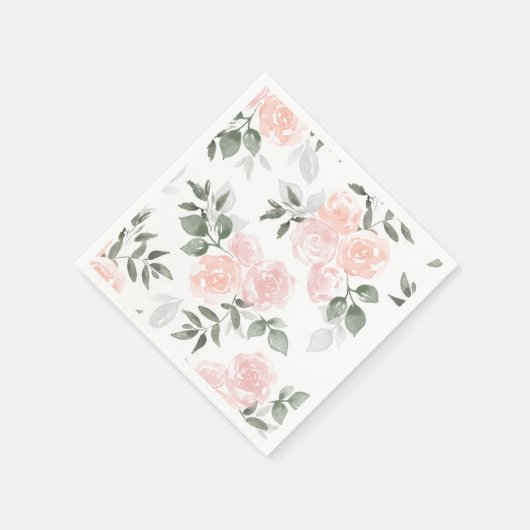 Serviette En Papier Fleurs du jardin (Coin)