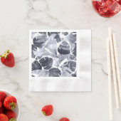 Serviette En Papier Fleurs estivales à l'aquarelle (En situation)