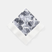 Serviette En Papier Fleurs estivales à l'aquarelle (Coin)