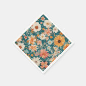 Serviette En Papier Fleurs Extraordinaires (Coin)