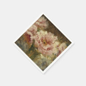 Serviette En Papier Fleurs - Félix Ziem (Coin)