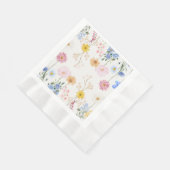 Serviette En Papier Fleurs florissantes (Coin)