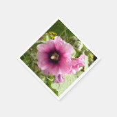 SERVIETTE EN PAPIER FLEURS HOLLYHOCK (Coin)