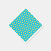 Serviette En Papier Fleurs jaunes (Coin)