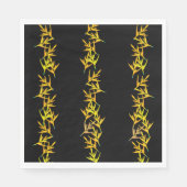 Serviette En Papier Fleurs jaunes (Devant)