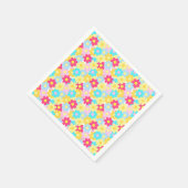 Serviette En Papier Fleurs mignonnes (Coin)