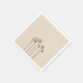 Serviette En Papier Fleurs modernes Naples (Coin)