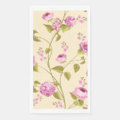 Serviette En Papier Fleurs Motif 16 (Devant)