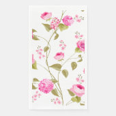 Serviette En Papier Fleurs Motif 19 (Devant)