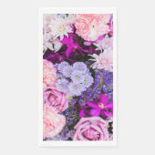 Serviette En Papier Fleurs Motif 8 (Devant)