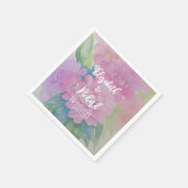 Serviette En Papier Fleurs pastel (Coin)
