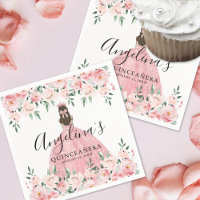 Fleurs Roses Blush Rose Quinceanera