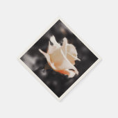 Serviette En Papier Fleurs Roses romantiques (Coin)