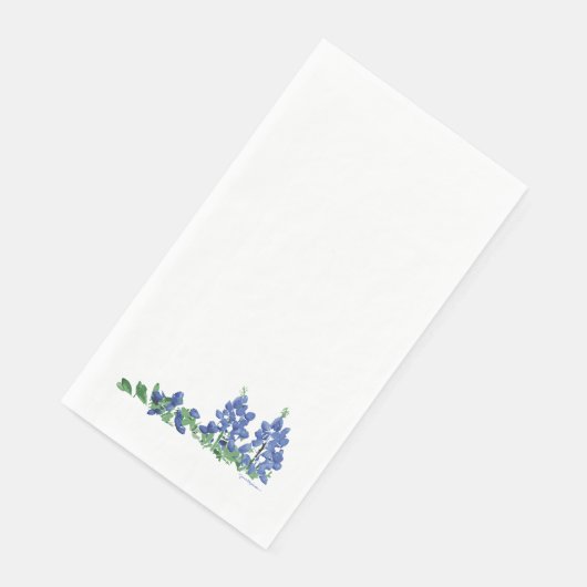Serviette En Papier Fleurs sauvages Bluebonnet, Fleurs texanes (Coin)