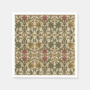 Serviette En Papier Fleurs sauvages de lys doré William Morris