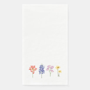 Serviette En Papier Fleurs sauvages du Texas - Pinceau indien, Bluebon