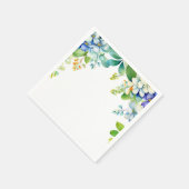 Serviette En Papier Fleurs suspendues décoratives (Coin)