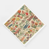 Serviette En Papier Fleurs vintages (Coin)