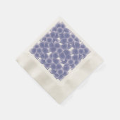 Serviette En Papier Fleurs violettes (Coin)