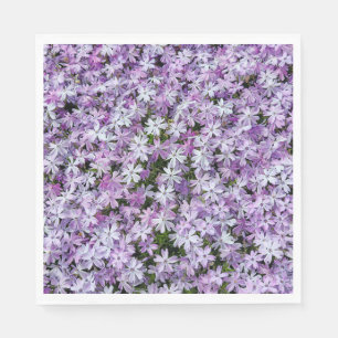Serviette En Papier Fleurs violettes Phlox