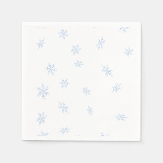 Serviette En Papier Flocon de neige (Devant)
