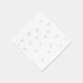 Serviette En Papier Flocon de neige (Coin)