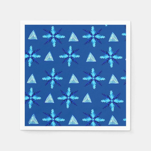 Serviette En Papier Flocon de neige (Devant)