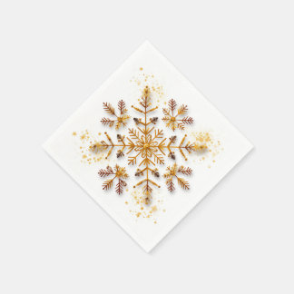 Serviette En Papier Flocon de neige conceptuel : serviettes de flocon 