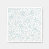 Serviette En Papier Flocon de neige | Serviettes de vacances (Devant)