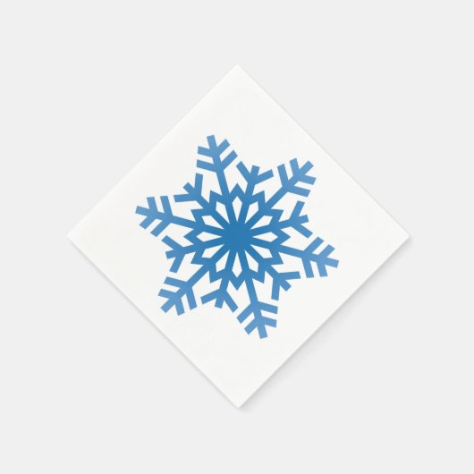 Serviette En Papier Flocs de neige Noël Motif (Coin)