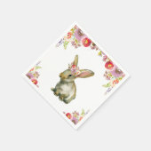Serviette En Papier Flora Bunny (Coin)