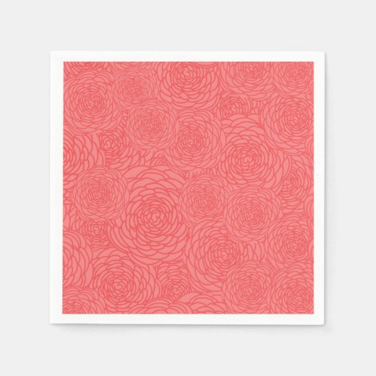 Serviette En Papier Floraison (Devant)