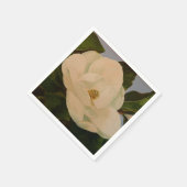 Serviette En Papier Floraison de Magnolia (Coin)